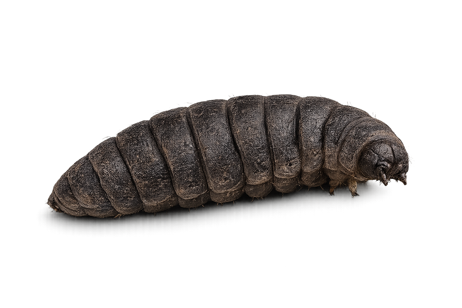 Darkened Black Soldier Fly prepupae